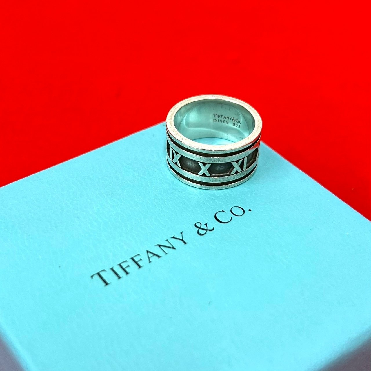 TIFFANY&Co. ティファニー アトラス リング シルバー925 リング・指輪 15号 シルバー
 4-002