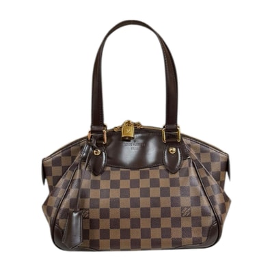 ルイヴィトン ヴェローナPM ダミエ ハンドバッグ ダミエキャンバス N41117 ブラウン レディース LOUIS VUITTON 中古