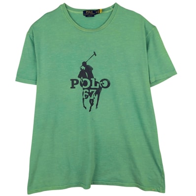 古着 ラルフローレン Ralph Lauren POLO RALPH LAUREN CLASSIC FIT ビッグポニー 半袖 プリントTシャツ メンズXL相当/eaa621651