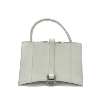 バレンシアガ BALENCIAGA レザー 2WAYアワーグラス ハンドバッグ【中古】