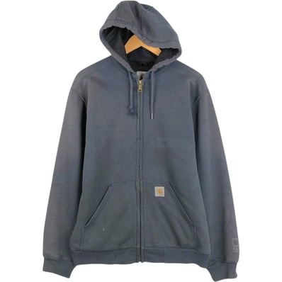 古着 カーハート Carhartt RAIN DEFENDER スウェットフルジップパーカー メンズS相当/eaa676057