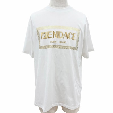 未使用品 フェンダーチェ 半袖Tシャツ ホワイト メンズ M 1A04385