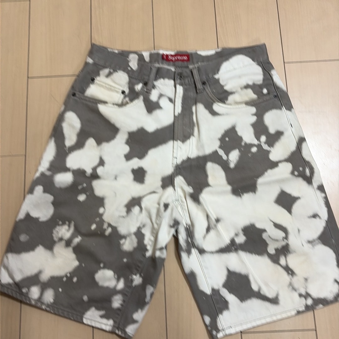 Supreme Baggy Denim Short (25SS) "Bleached"