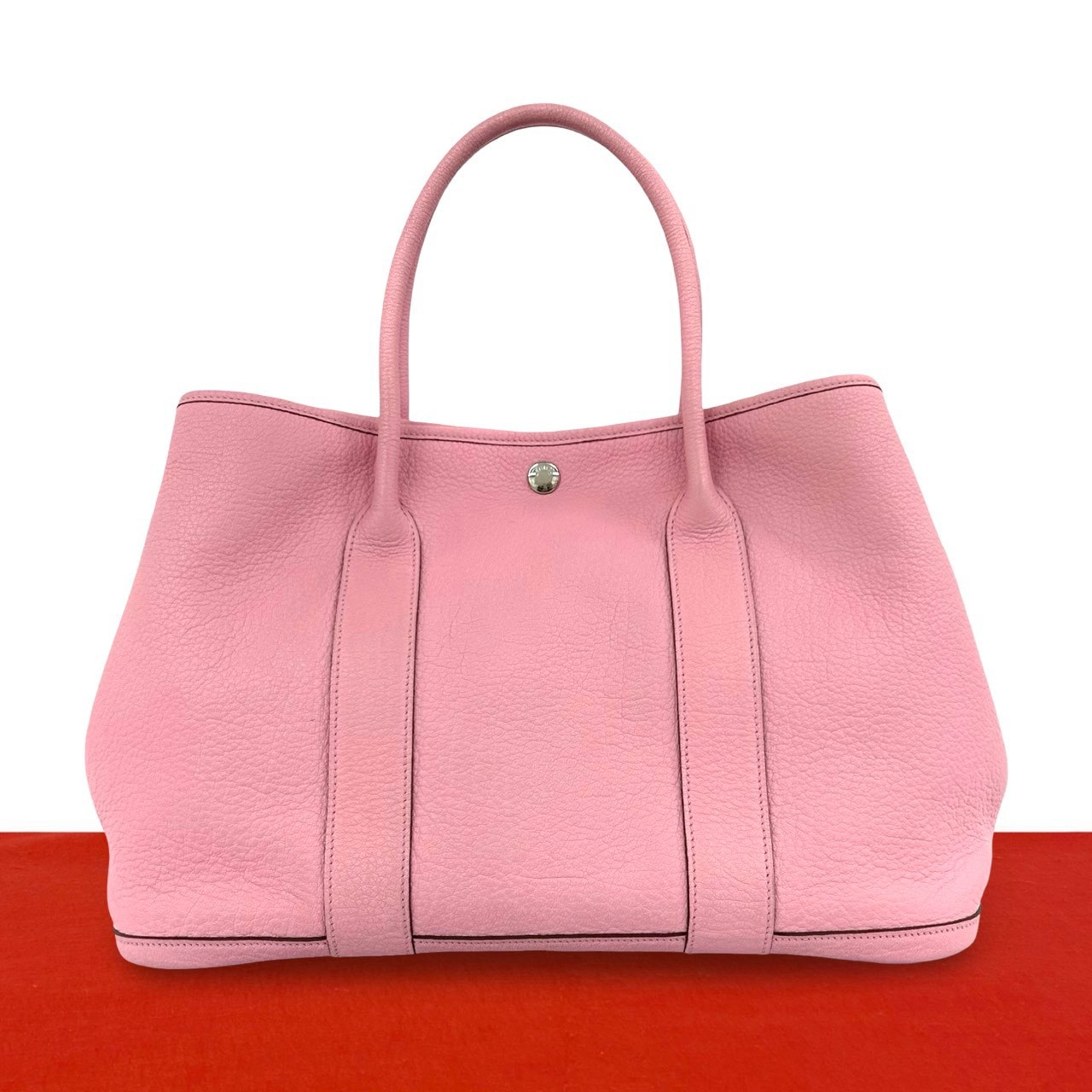 HERMES エルメス ガーデンパーティ PM ネゴンダ トートバッグ ピンク
 03348