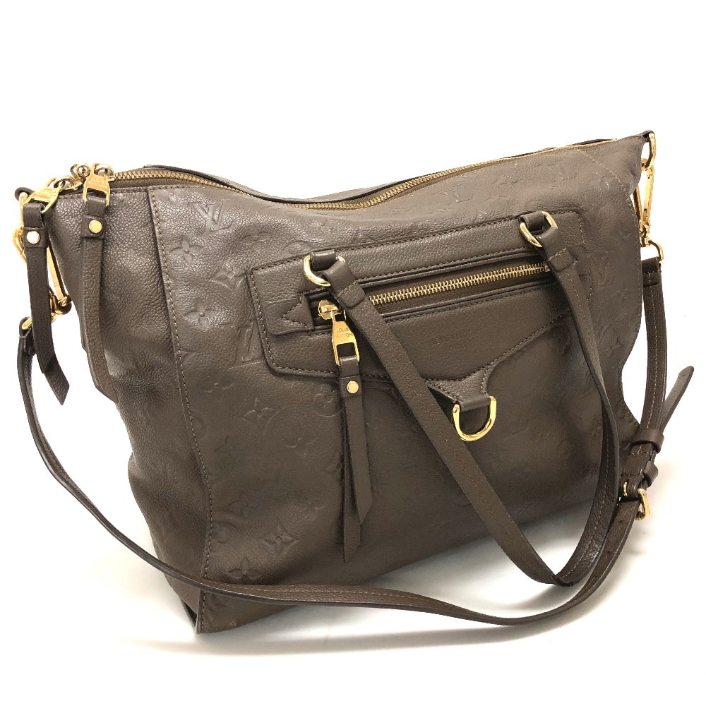 ルイヴィトン LOUIS VUITTON ルミニューズPM M43409 モノグラム アンプラント カバン ショルダーバッグ 肩掛け バッグ ハンドバッグ モノグラムアンプラントレザー オンブル ブラウン