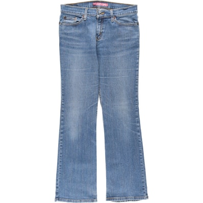 古着 00年代~ リーバイス Levi's 518 SUPERLOW スーパーロー ブーツカットデニムパンツ レディースXL(w31)相当/eaa640149