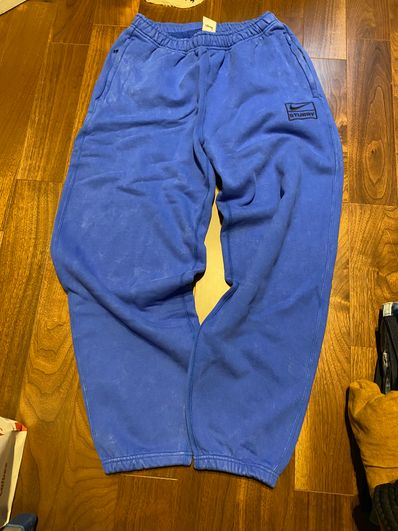 Stussy x Nike Acid Wash Pants (US Size) "Blue" DR4025-480