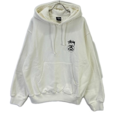 ステューシー ナチュラル STOCK LINK HOODIE PIGMENT DYED パーカー L