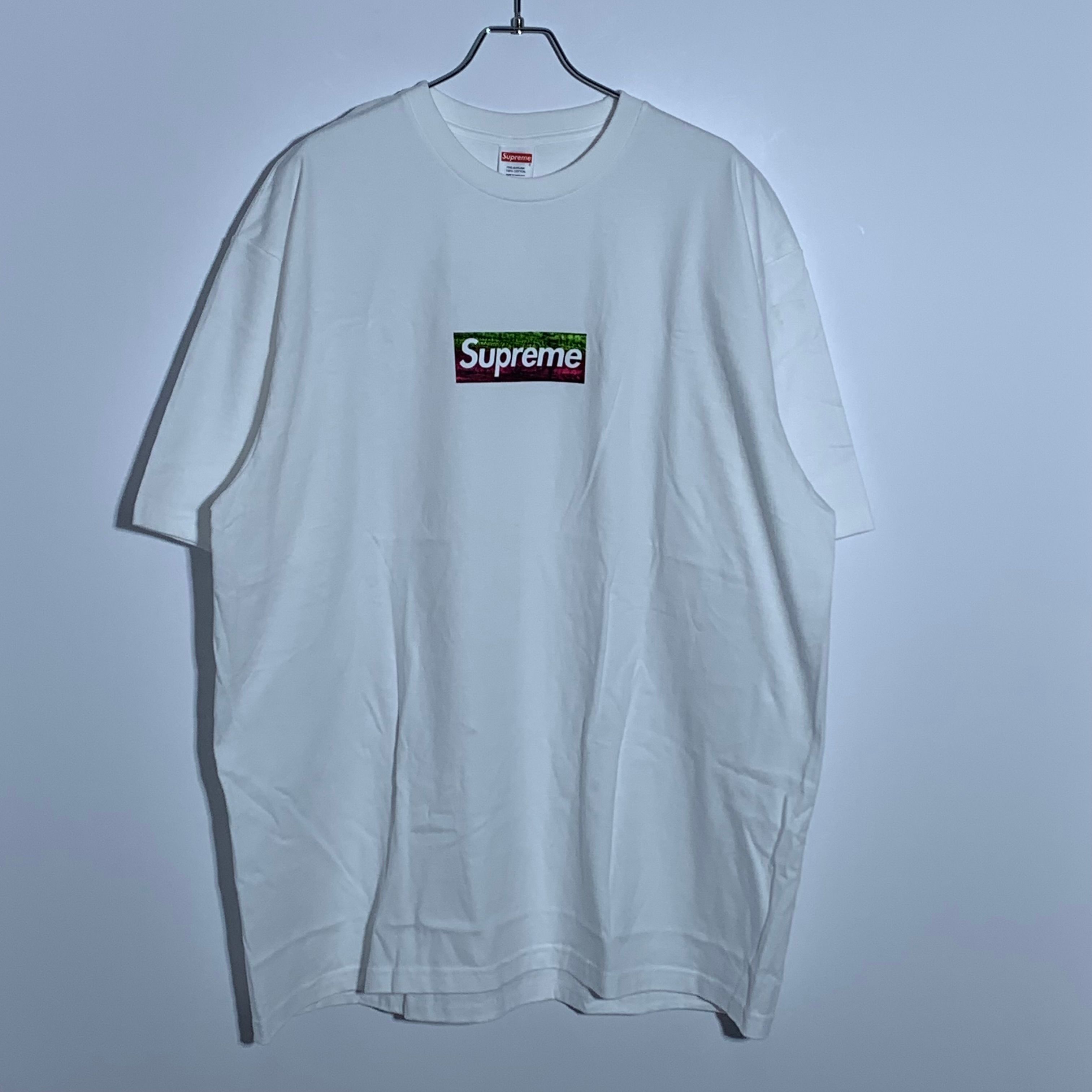 Supreme Los Angeles Fire Relief Box Logo Tee "White"