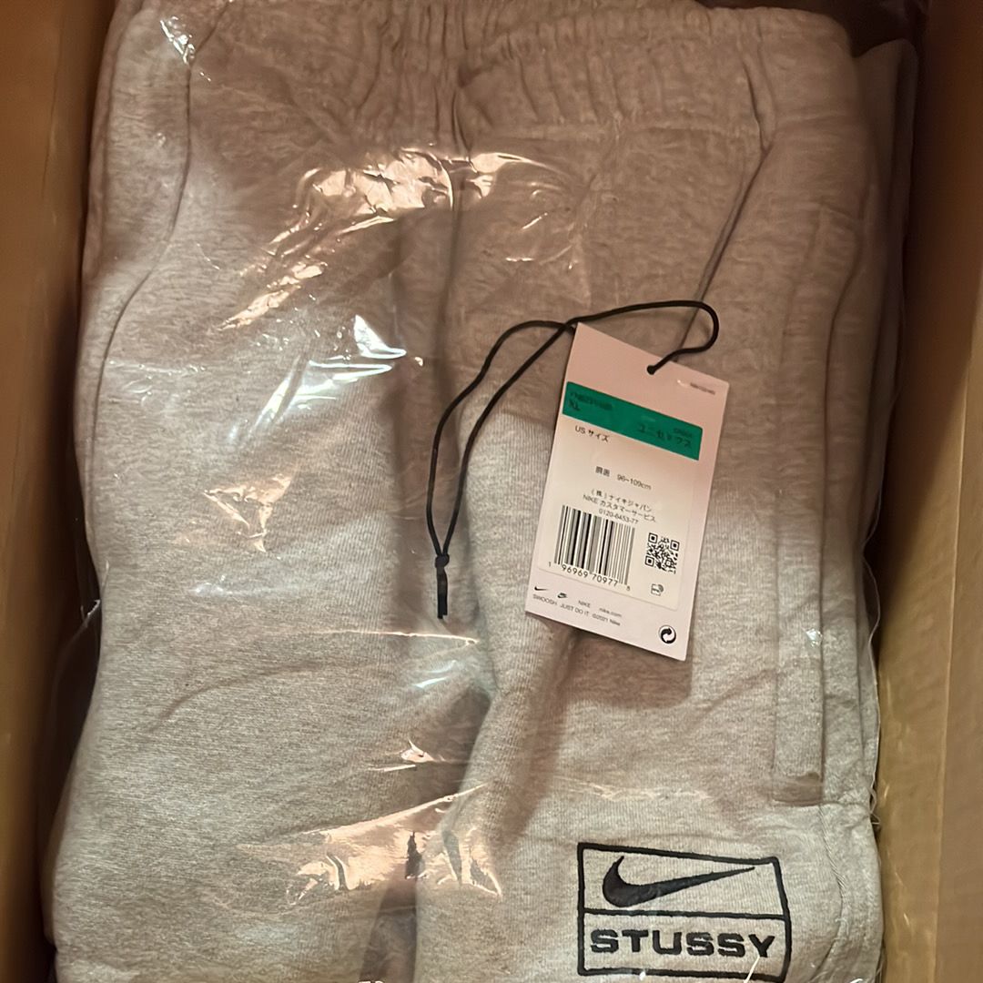 Stussy x Nike Fleece Pant "Grey Heather" (US Size) FN5231-050