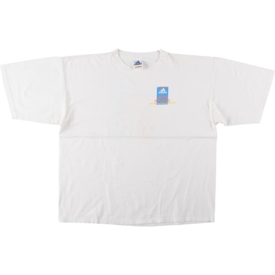 古着 ~00年代 アディダス adidas スポーツプリントTシャツ メンズXL相当/eaa640747