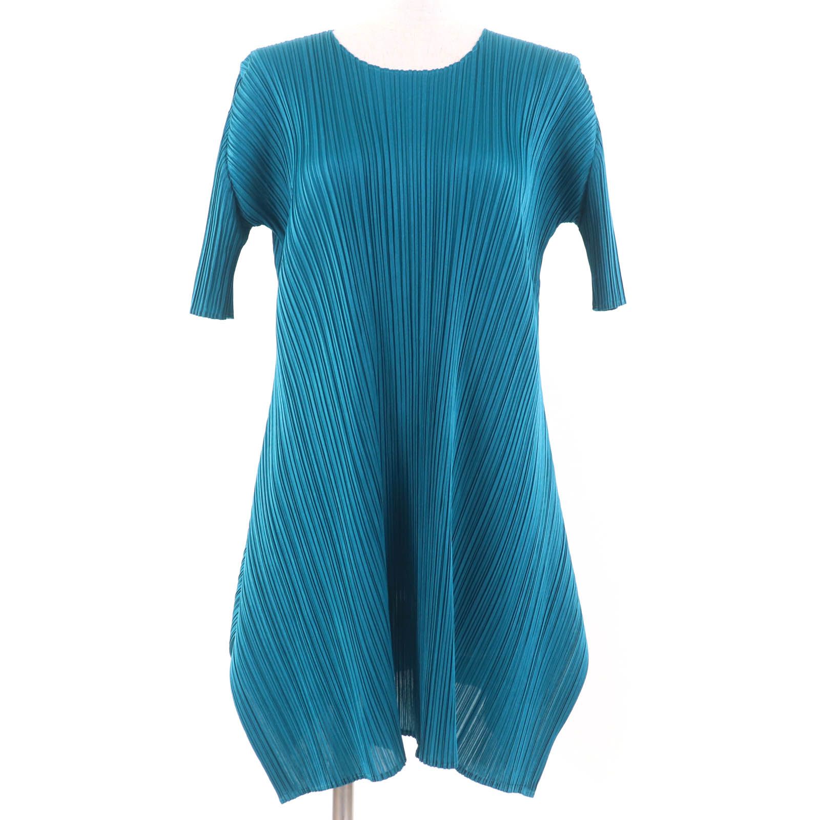 イッセイミヤケ ワンピース ブルー系 レディース 3 PP73-JT143