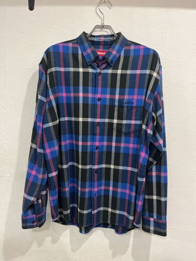 Supreme Plaid Flannel Shirt "Blue" (23FW)