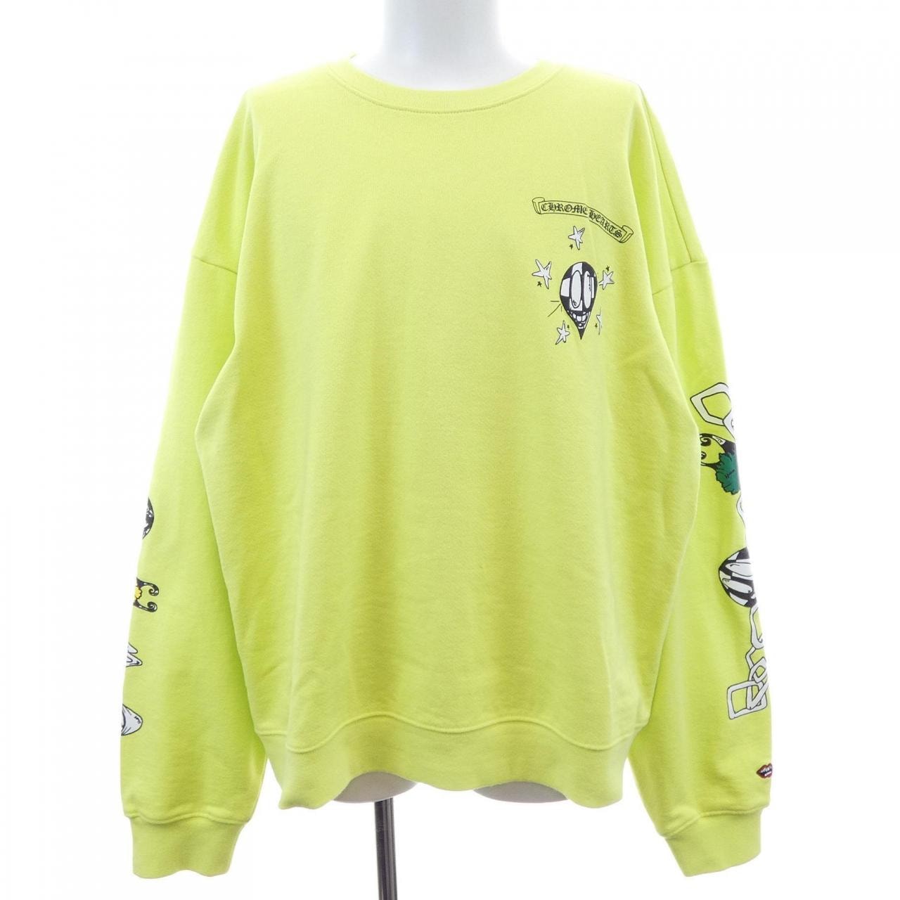 Chrome Hearts PRO CHAIN GAME Cotton Long Sleeve T-Shirt "Yellow"