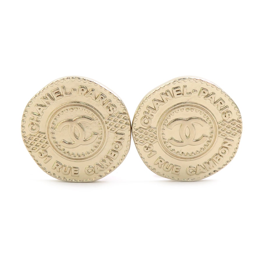 シャネル CHANEL イヤリング メタル ゴールド レディース【中古】 56779a