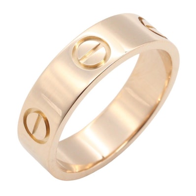 カルティエ CARTIER ラブ リング リング・指輪 ジュエリー K18PG(ピンクゴールド) レディース ゴールド系 B4084800 【中古】