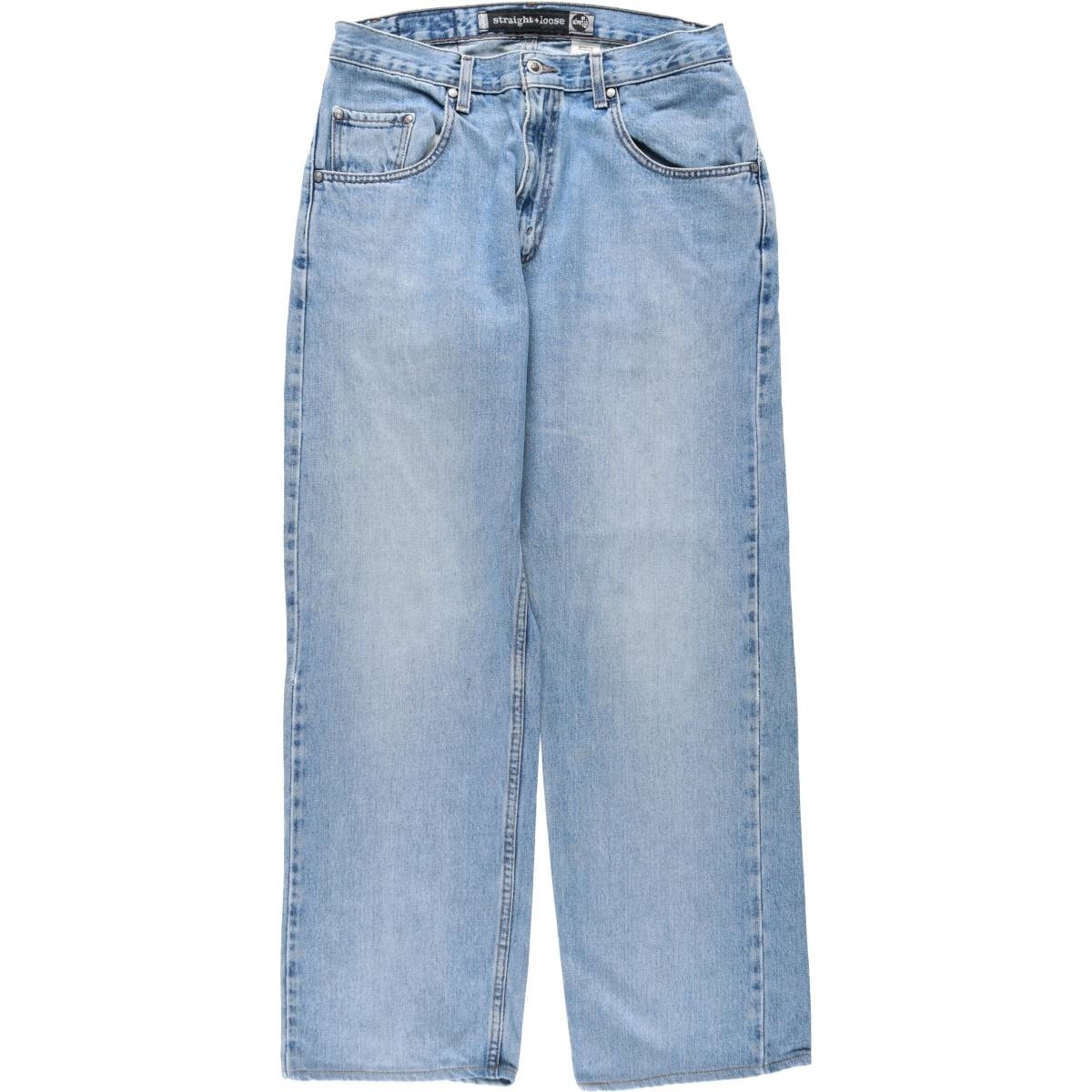 古着 リーバイス Levi's SILVER TAB シルバータブ STRAIGHT LOOSE ストレートルーズ テーパードデニムパンツ メンズw32相当/eaa632303