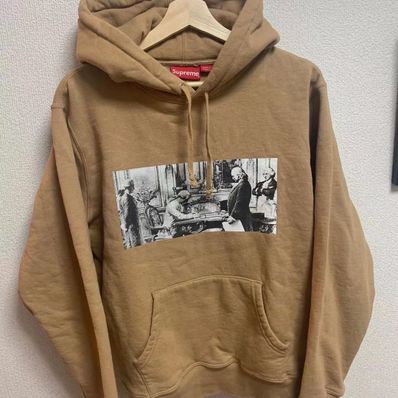 Supreme / Mike Kelley Franklin Hooded Sweatshirt "Tan"