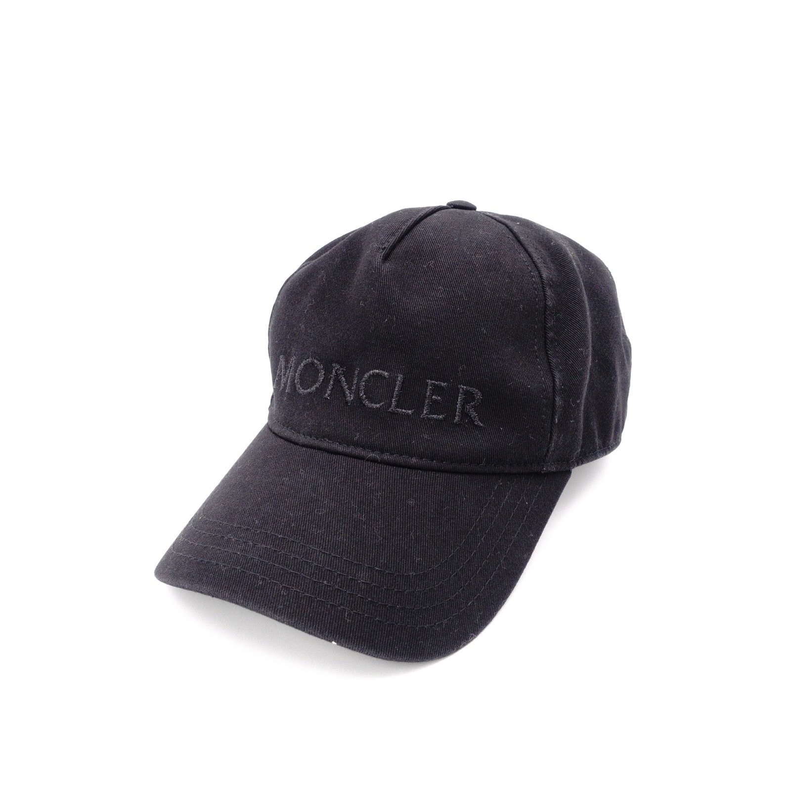 MONCLER モンクレール ベースボールキャップ キャンバス ブラック 黒