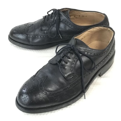 フランス製★バリー/BALLY★本革/グッドイヤー製法/ウイングチップ【5/24.0/黒/BLACK】ビジネス/靴/レザーシューズ/dress shoes◆bJ-65