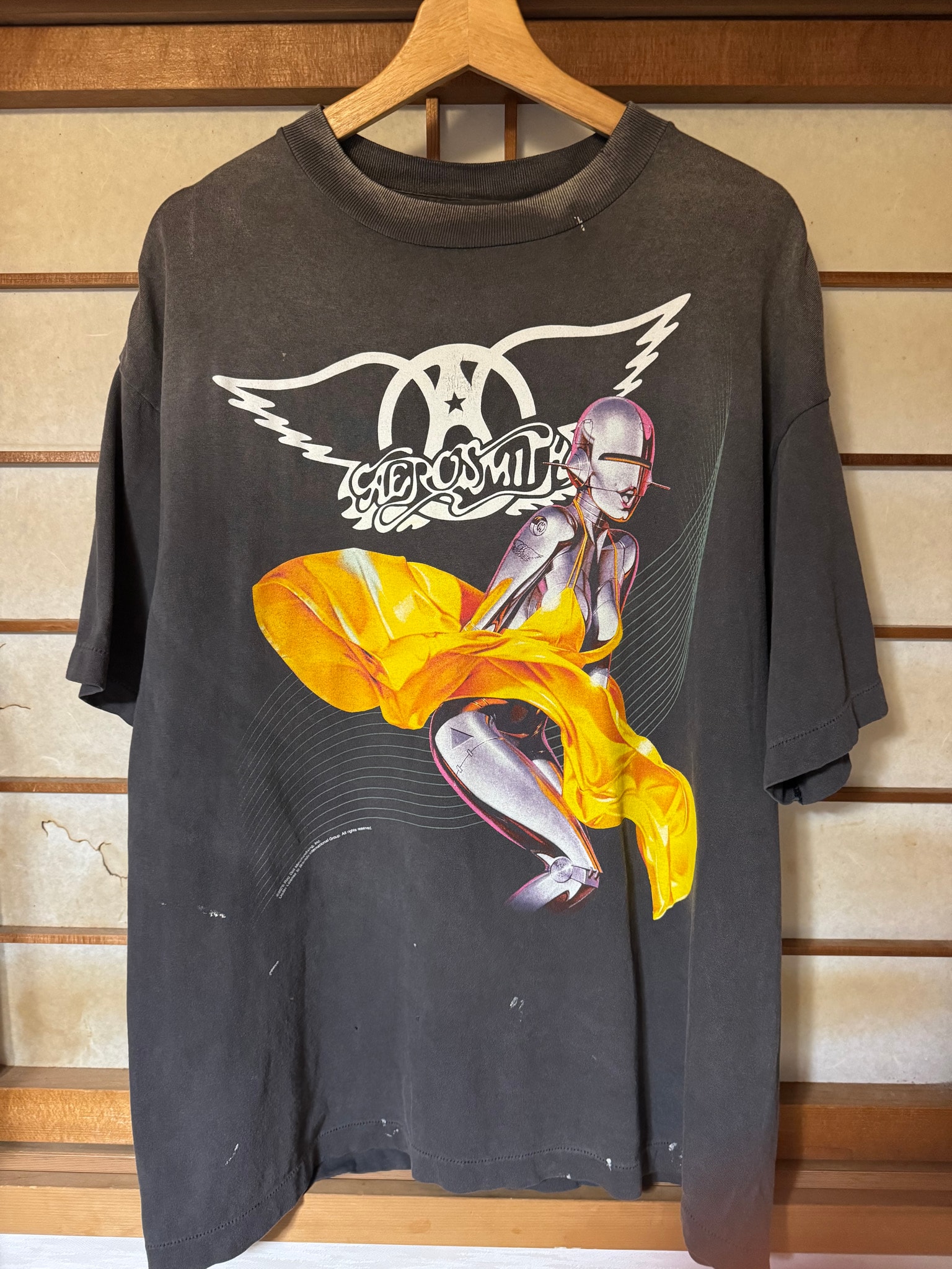 Saint Mxxxxxx x AEROSMITH AS SS T-Shirt "Black"