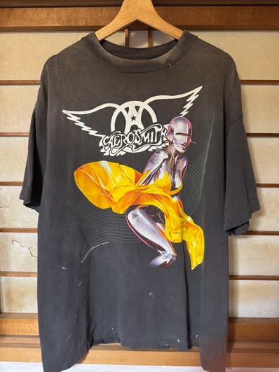 Saint Mxxxxxx x AEROSMITH AS SS T-Shirt "Black"