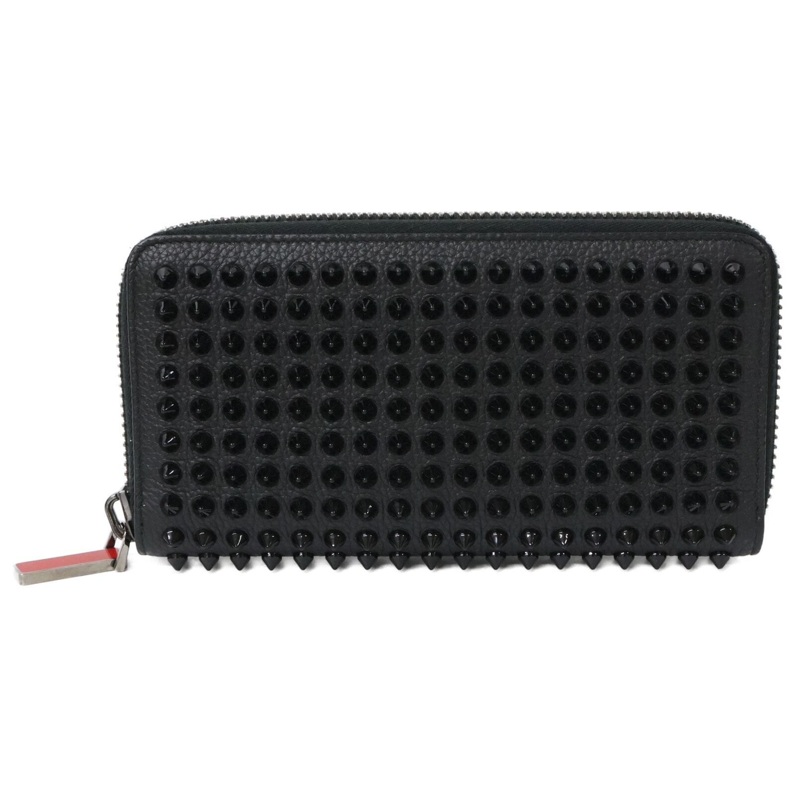 クリスチャンルブタン 【美品】1165044 M PANETTONE SPIKES WALLET レザー スパイク