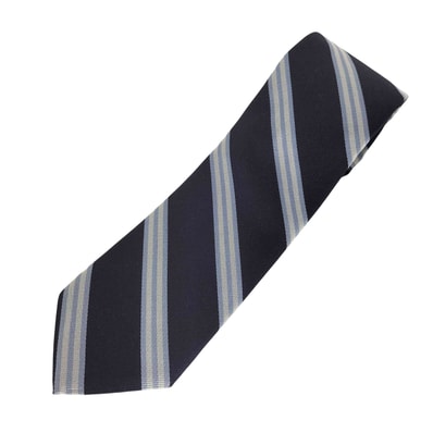 リネン ストライプ ネクタイ【1142450329757】