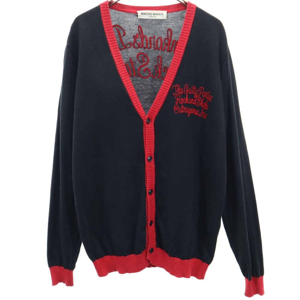 WACKO MARIA 長袖 Vネック ニットカーディガン