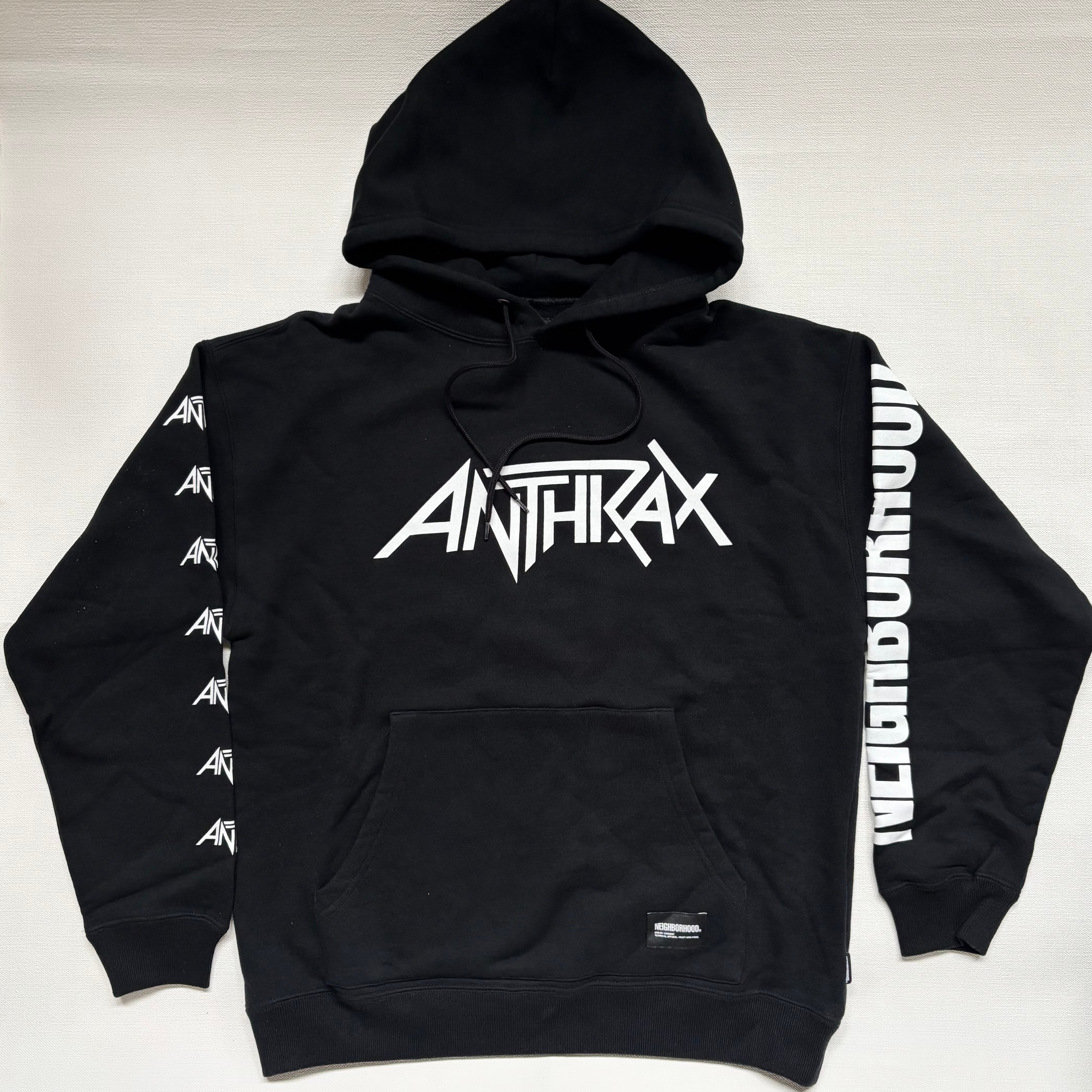 NEIGHBORHOOD x ANTHRAX Sweatparka LS-2 "Black"