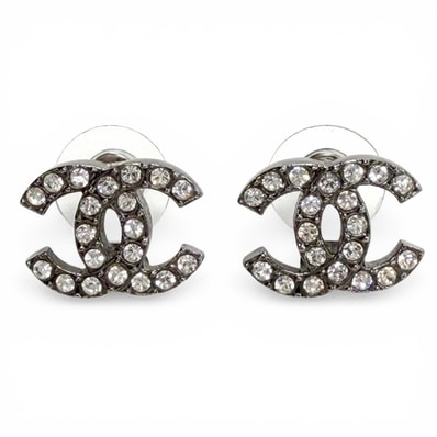 美品 シャネル ピアス メタル レディース C22S