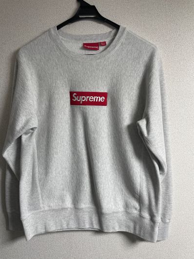 Supreme Box Logo Crewneck Sweatshirt "Ash Grey" (18FW)