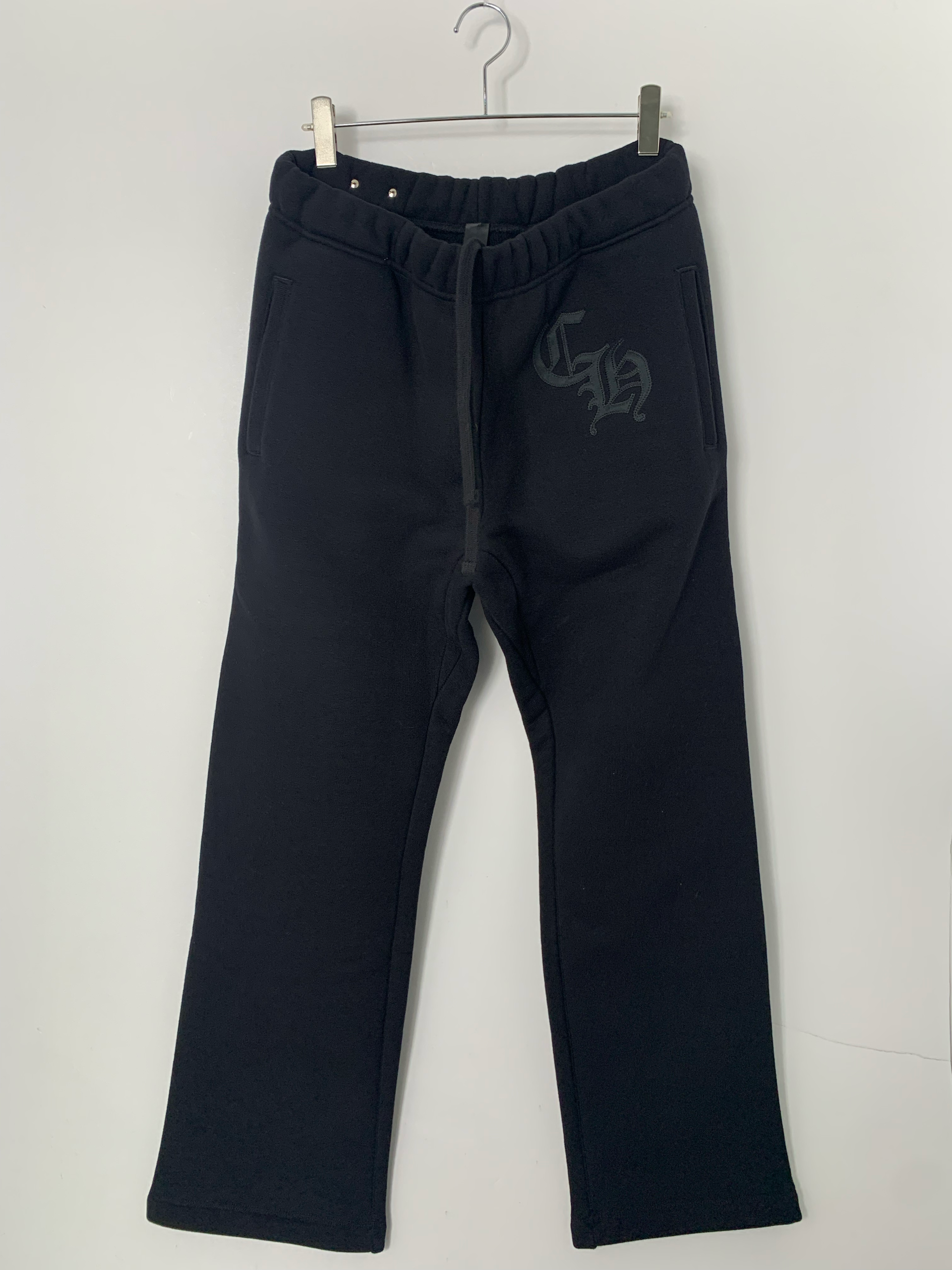 Chrome Hearts Y Not CH Applique Embroidery Sweat Pants "Black"