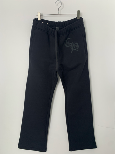 Chrome Hearts Y Not CH Applique Embroidery Sweat Pants "Black"