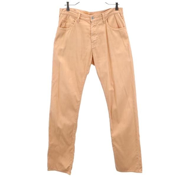 ARMANI JEANS アルマーニジーンズ カラー パンツ W32 オレンジ