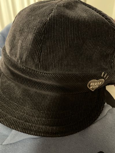 HUMAN MADE CORDUROY ROUND CAP "Black"