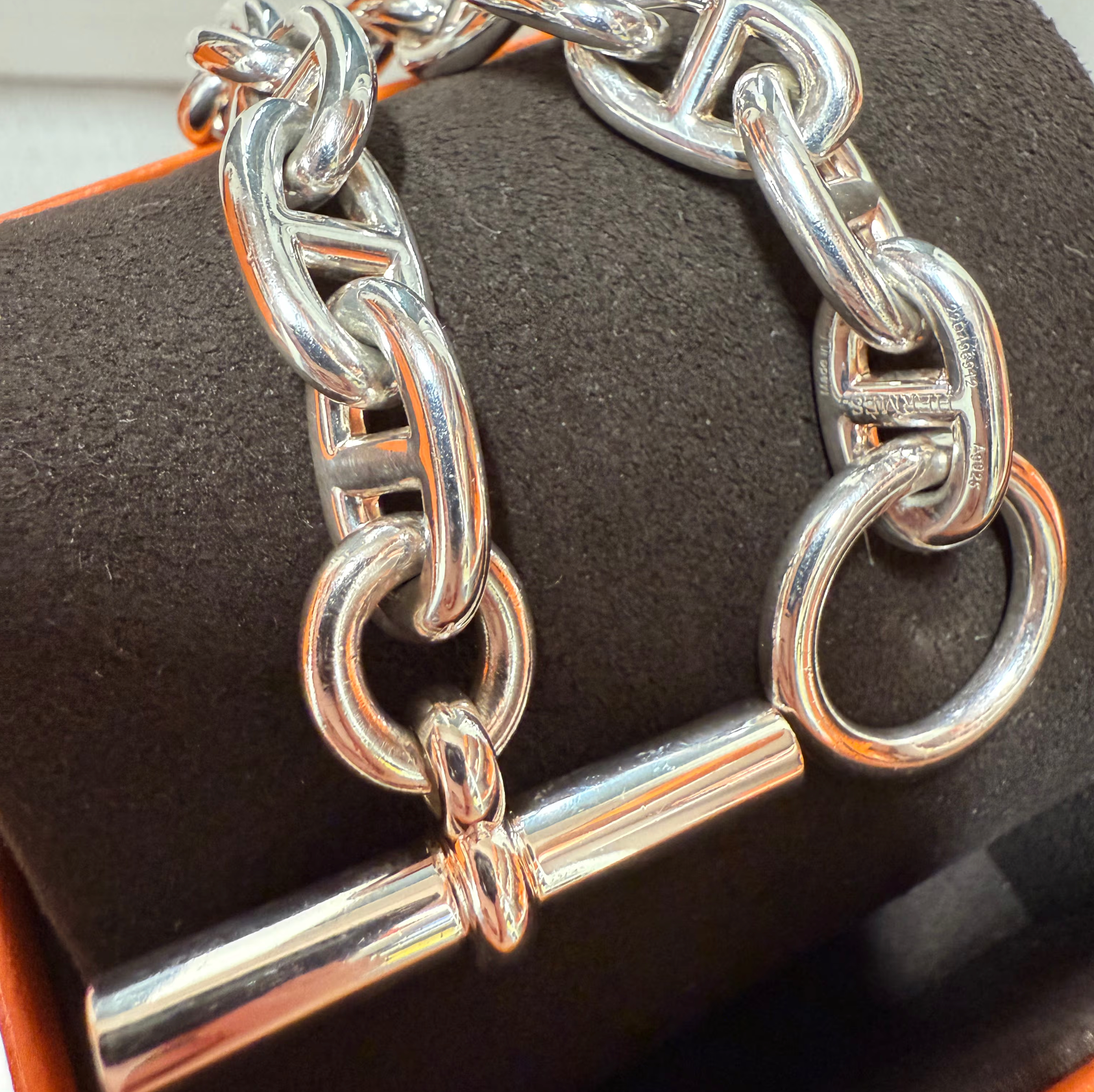 Hermes Chaine D'ancre MM Bracelet "Silver"