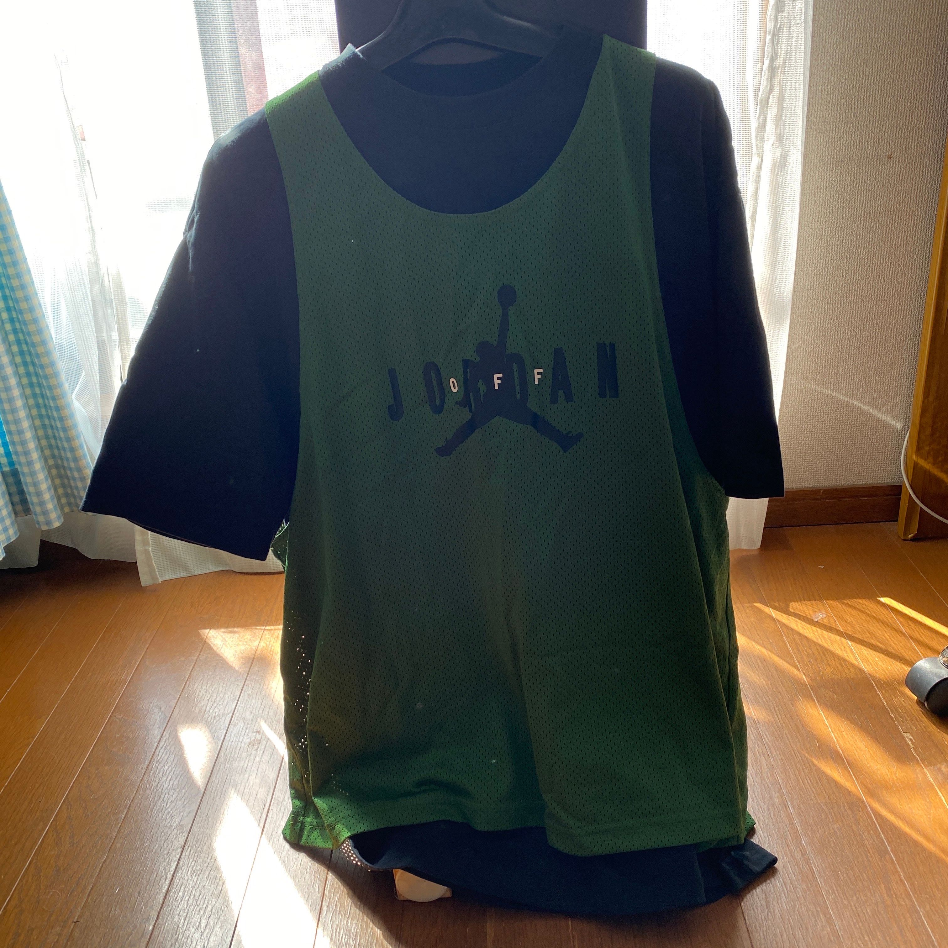 Air Jordan Off-WhiteTM️ Men's Short Sleeve Top "Green"