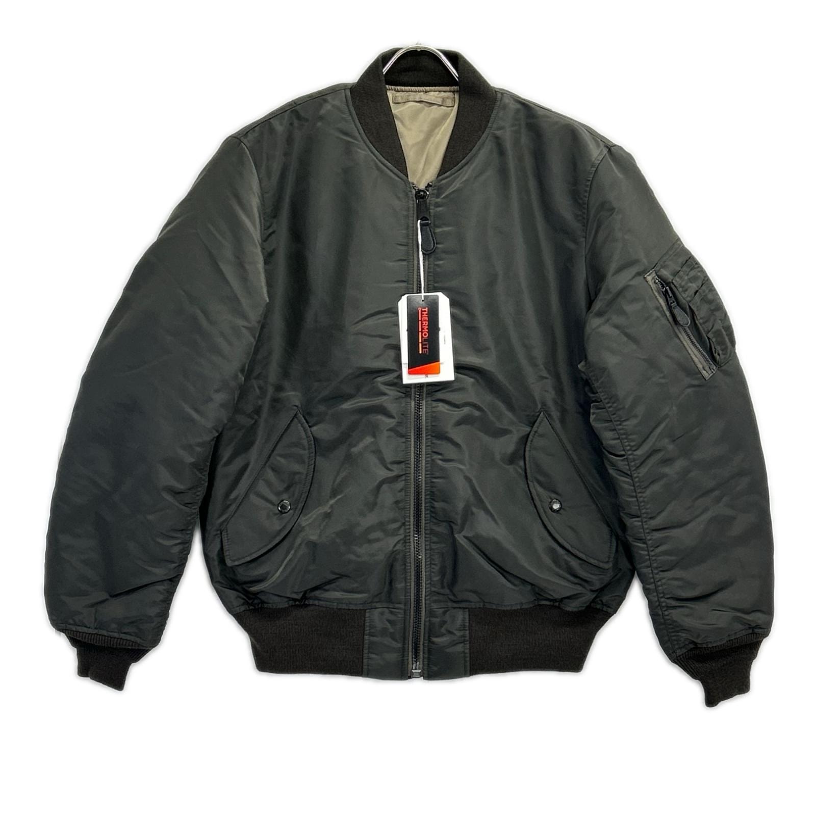 アヴィレックス 783-4252021 チャコール SAME COLOR LOGO MA-1 ブルゾンジャケット XL