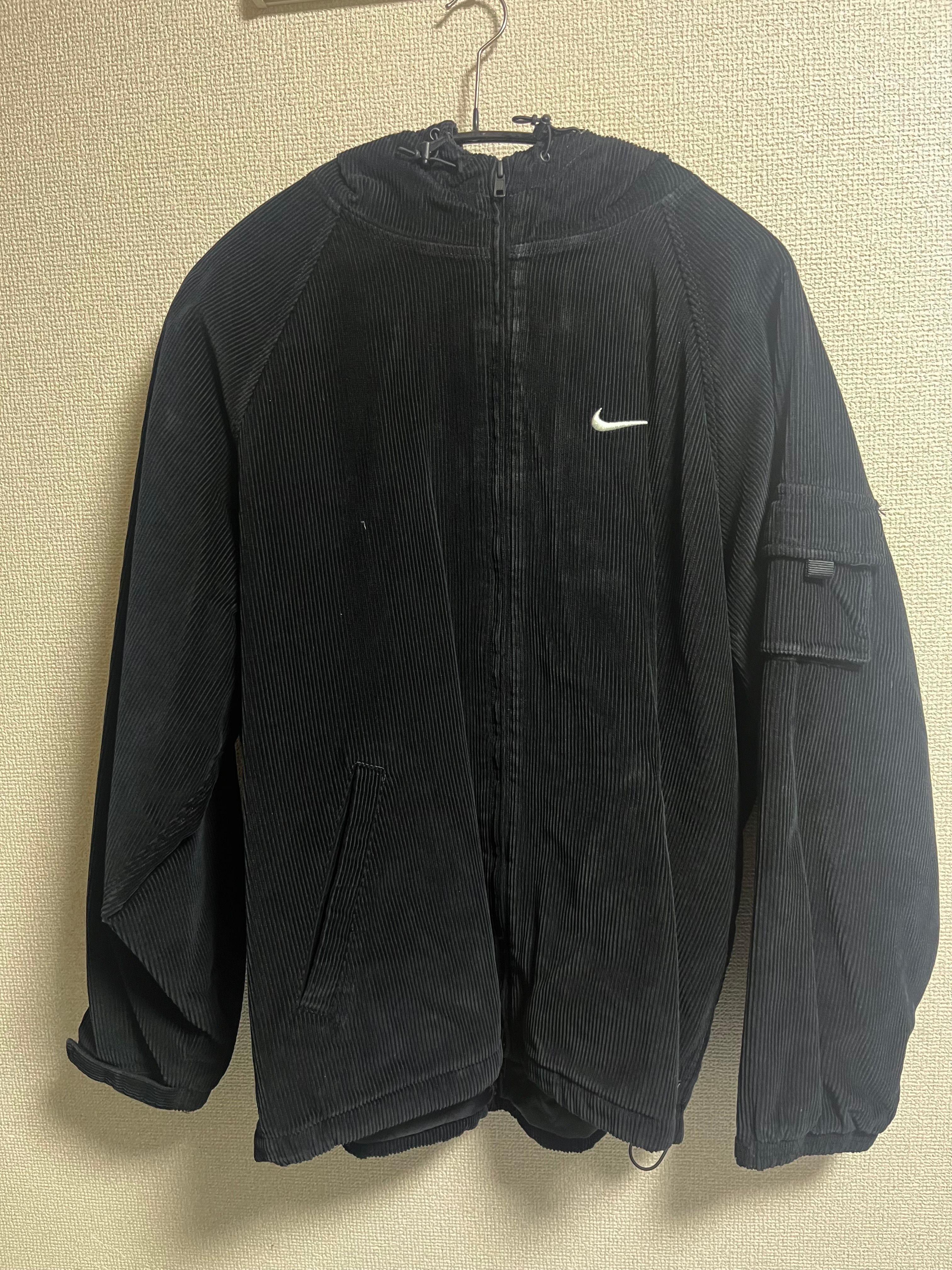 Supreme / Nike Arc Corduroy Hooded Jacket "Black"