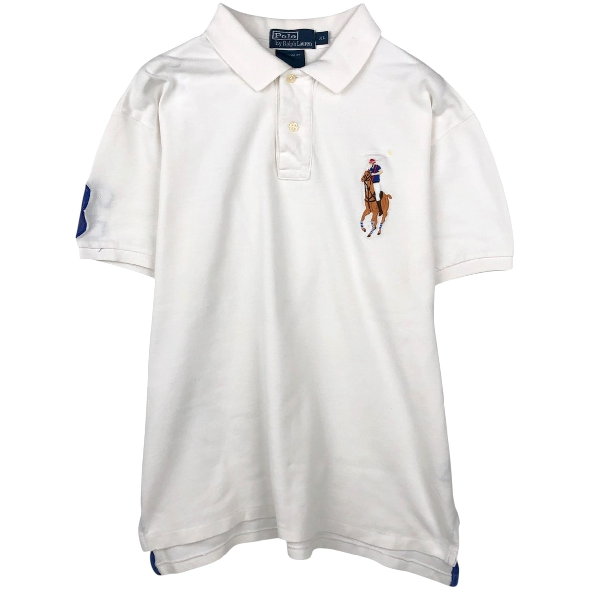 古着 ラルフローレン Ralph Lauren POLO by Ralph Lauren CUSTOM FIT ビッグポニー 半袖 ポロシャツ メンズXL相当/eaa644234