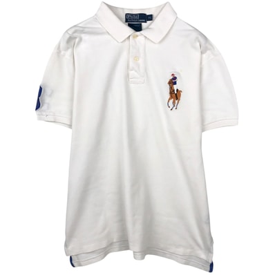 古着 ラルフローレン Ralph Lauren POLO by Ralph Lauren CUSTOM FIT ビッグポニー 半袖 ポロシャツ メンズXL相当/eaa644234