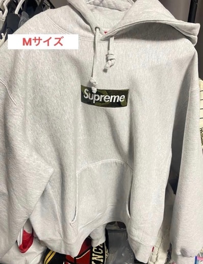 Supreme Box Logo Hooded Sweatshirt "Ash Grey" (23FW)