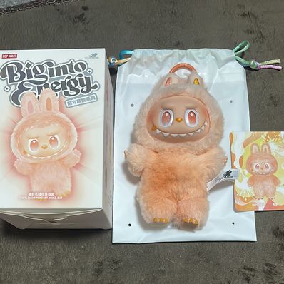 POP MART THE MONSTERS (LABUBU) Big into Energy Series Plush Pendant HAPPINESS