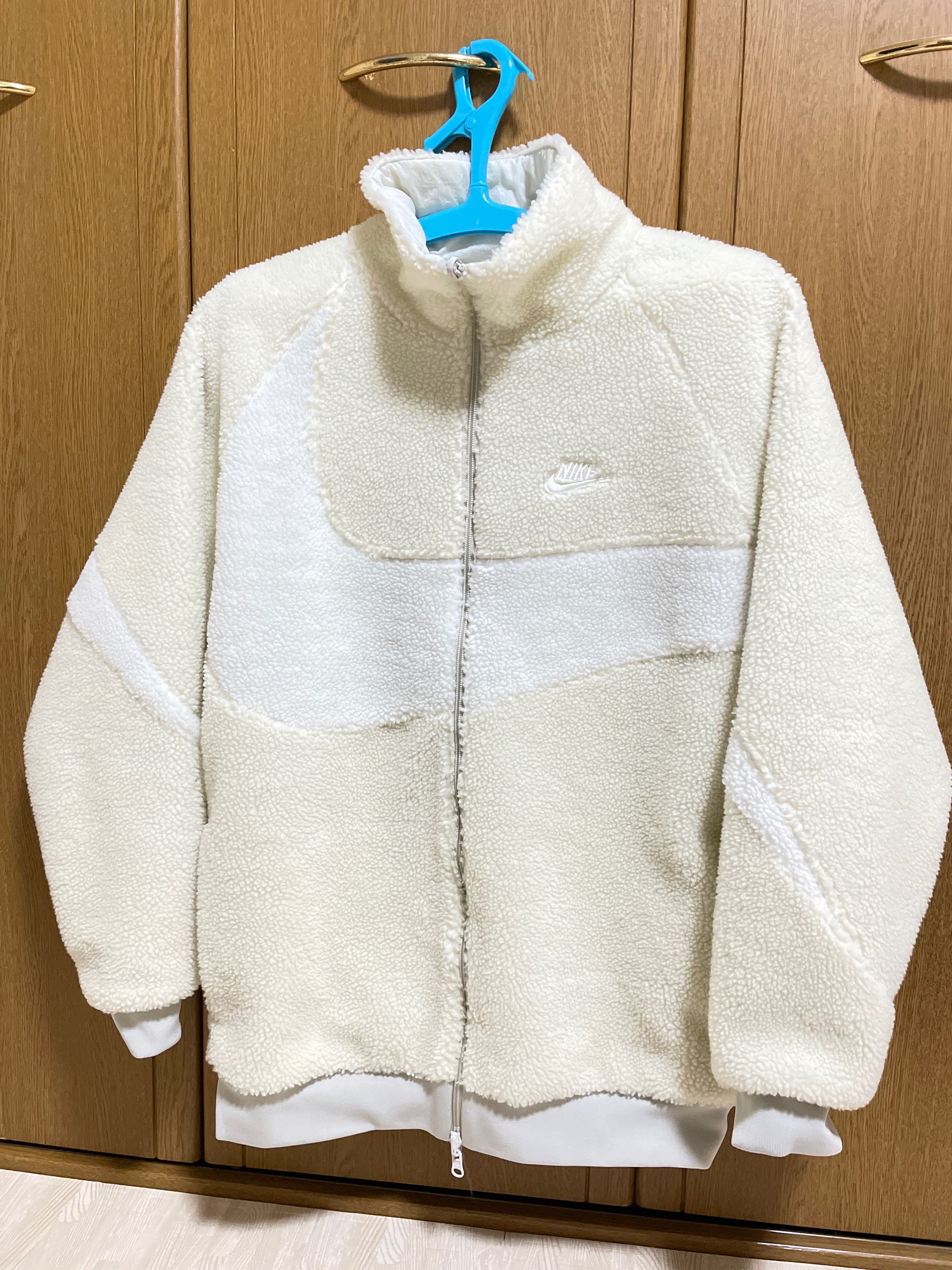 Nike Big Swoosh Boa Jacket "Light Bone/Sail"