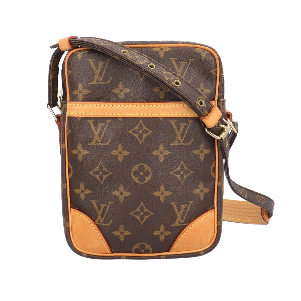 ルイヴィトン ダヌーブ モノグラム ショルダーバッグ モノグラムキャンバス M45266 ブラウン レディース LOUIS VUITTON  中古