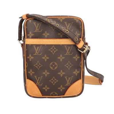 ルイヴィトン ダヌーブ モノグラム ショルダーバッグ モノグラムキャンバス M45266 ブラウン レディース LOUIS VUITTON 中古