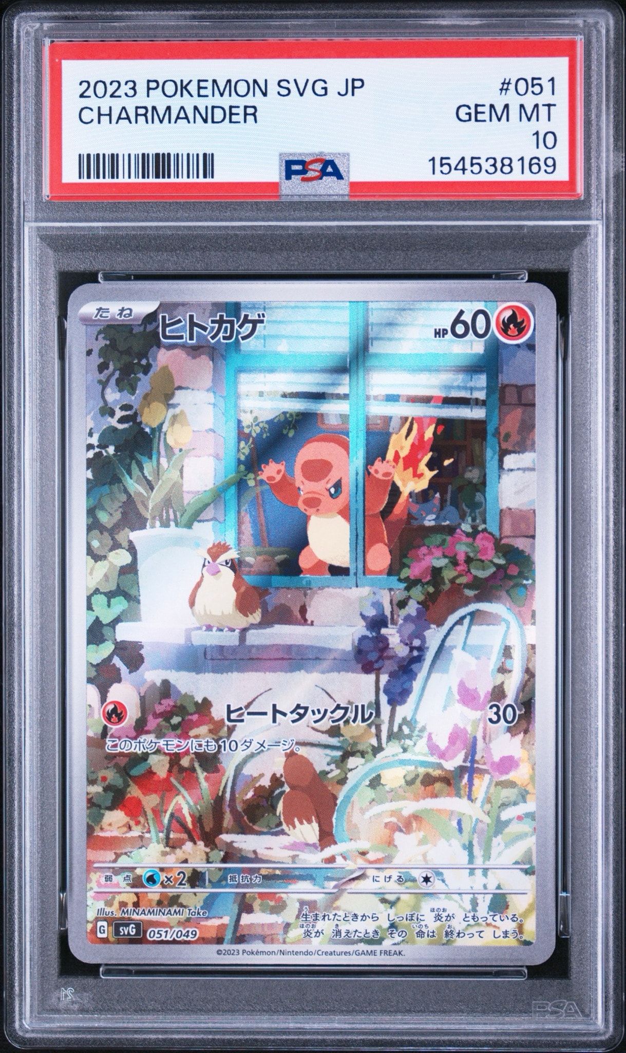 ヒトカゲ :フルイラスト [SVG 051/049](スペシャルデッキセットex「フシギバナ・リザードン・カメックス」)