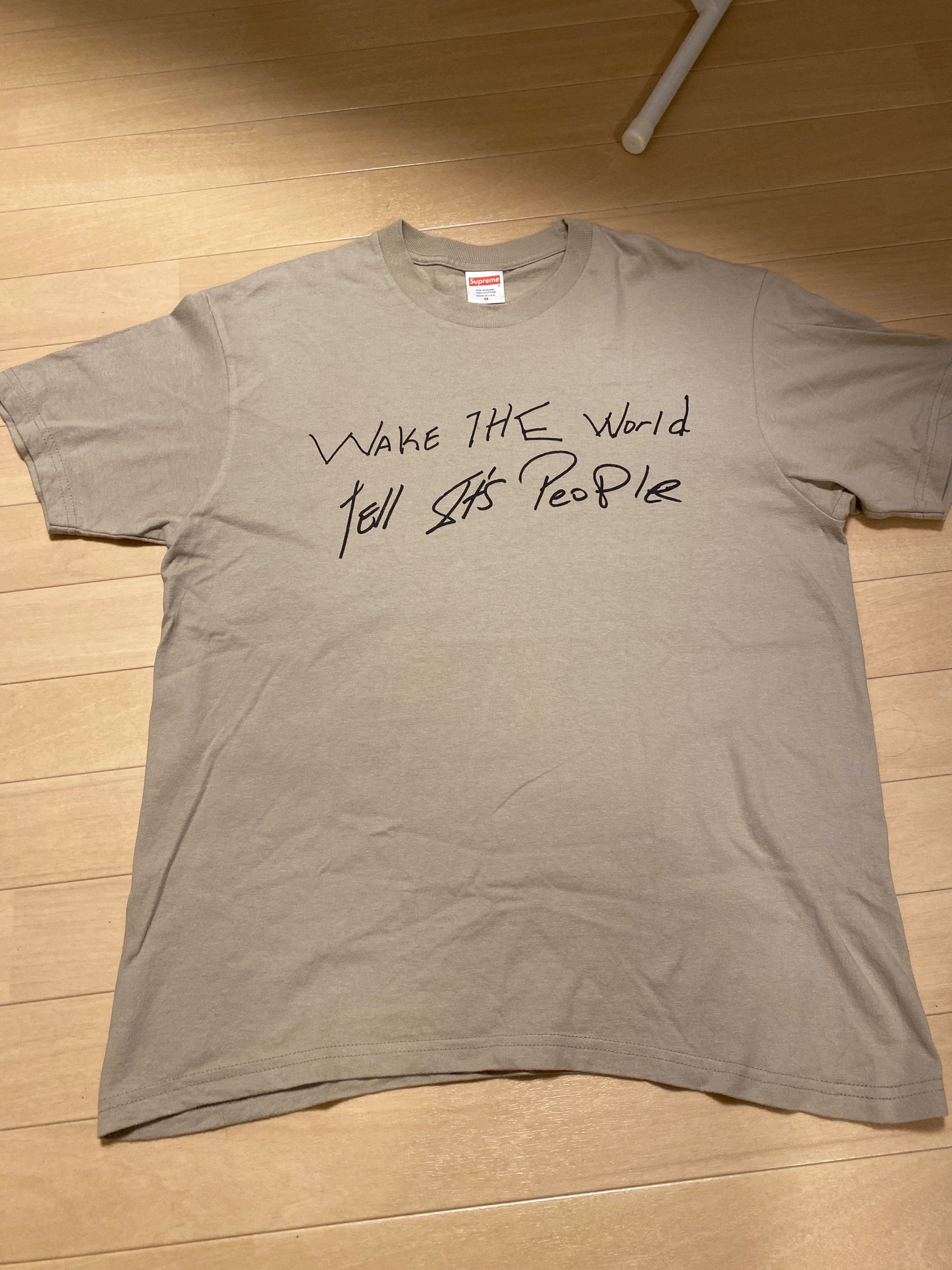 Supreme Wake The World Tee "Tan"