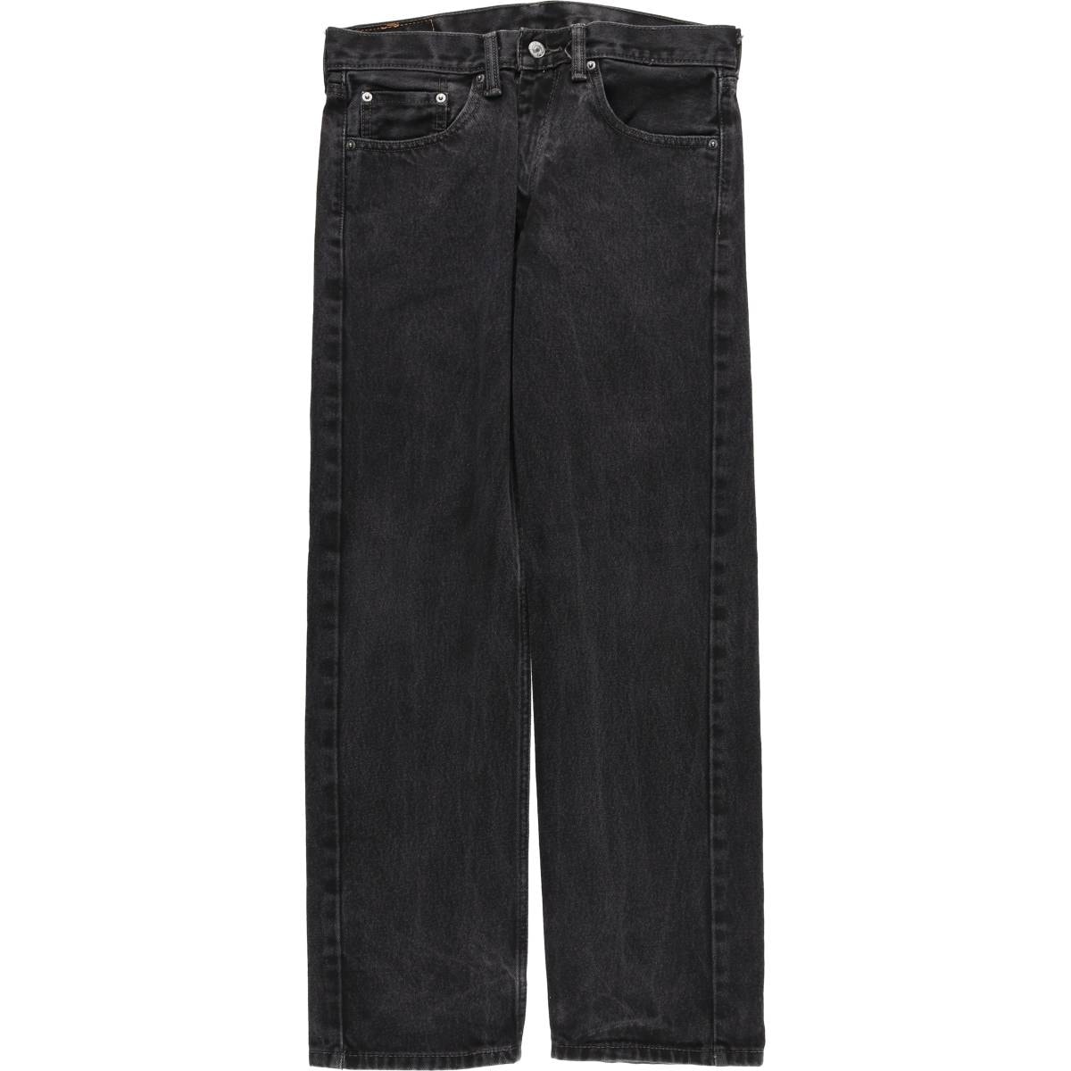 古着 リーバイス Levi's 505 ブラックデニム テーパードデニムパンツ メンズw32相当/eaa610999